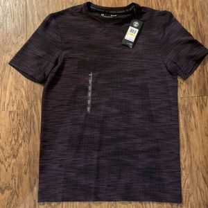 Under Armour Purple and  Black Print Shirt